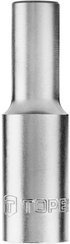 Nasadka sześciokątna długa ze stali CrV o rozmiarze 1/2" 10 mm Topex 38D751