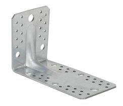 Łącznik budowlany kątowy ciesielski z przetłoczeniem KP6 B o wymiarach 172 x 105 x 90 mm