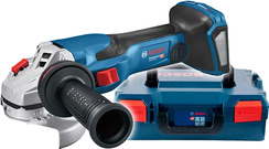 Szlifierka kątowa akumulatorowa bezszczotkowa 18V GWS 18V-15 C Bosch Professional 125 mm + walizka L-BOXX 136