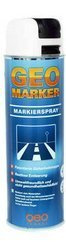 Farba fluorescencyjna geodezyjna drogowa biała w sprayu o pojemności 500 ml Geo-Fennel Geo-Marker