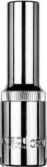 Nasadka sześciokątna długa ze stali CrV o rozmiarze 1/2" 10 mm Neo 08-460