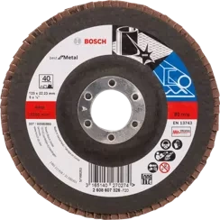 Tarcza listkowa do metalu prosta BEST FOR METAL Bosch 125x22,23 mm P40