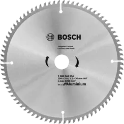Tarcza pilarska do metalu i aluminium ECO FOR ALUMINUM Bosch 254x30 mm 80 zębów
