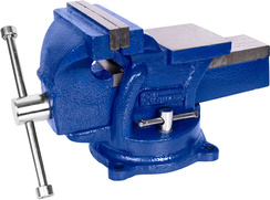 Imadło ślusarskie obrotowe żeliwne o długości szczęk 100 mm Corona