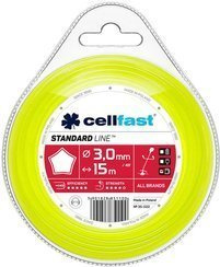 Żyłka tnąca do kosy gwiazdka STANDARD LINE Cellfast 3,0 mm x 15 m 35-022