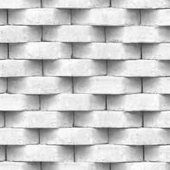 TAPETA KAMIEŃ MUR SZARA CEGŁA efek 3D