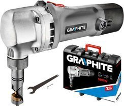 Nożyce do cięcia blachy elektryczne o mocy 500 W + walizka Graphite 59G401 