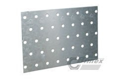 Łącznik budowlany płytka perforowana PP43 o wymiarach 100 x 120 mm