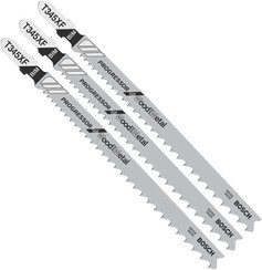 Brzeszczot do wyrzynarki do drewna i metalu PROGRESSOR FOR WOOD AND METAL Bosch T 345 XF 3 sztuki