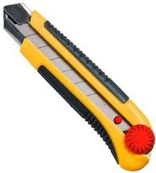 Nóż z ostrzem łamanym z blokadą śrubową o szerokości ostrza 25 mm Topex 17B490