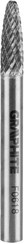 Frez ostrołukowy zaokrąglony do metalu HM, typ F 6 x 18 mm do szlifierki Graphite 55H369