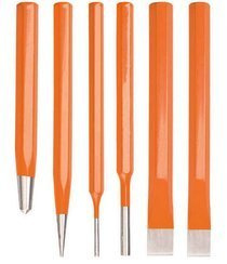 Zestaw wybijaków, przecinaków i punktaków ze stali CrV 6 elementów Neo 33-061