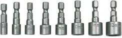 Nasadki wkrętakowe ze stali Cr-Mo 1/4" o rozmiarze 5-13 mm Topex 8 elementów 39D387