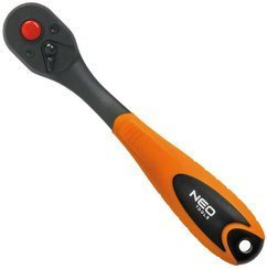 Grzechotka odgięta ze stali Cr-Mo 1/2" o długości 250 mm Neo 08-511