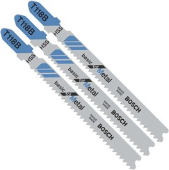 Brzeszczot do wyrzynarki do metalu BASIC FOR METAL Bosch T 118 B 3 sztuki