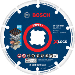 Tarcza diamentowa do metalu Bosch z systemem X-LOCK do szlifierek kątowych o średnicy 125 mm 2608900533