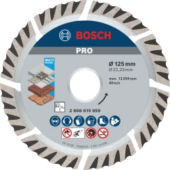Tarcza diamentowa D 125 PRO Multi Material Bosch 2608615060