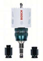 Bosch zestaw startowy piła otwornica BIMETAL POWER CHANGE do metalu i drewna  51mm+zestaw adapterów
