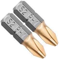 Końcówki wkrętakowe PH1 x 25 mm Graphite 2 sztuki 57H960