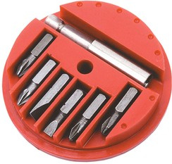 Zestaw końcówek wkrętakowych 7 elementów Topex 39D381