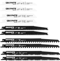Brzeszczot do piły szablastej do drewna i metalu Graphite 10 sztuk 56H049