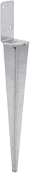 Podstawa słupa wbijana wspornik KSWL o wymiarach 70 x 130 x 700 x 2 mm