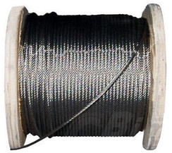 Lina linka stalowa kwasoodporna nierdzewna 6 mm splot 7*19 