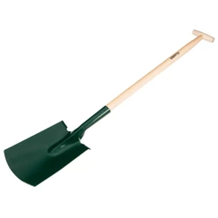 Szpadel prosty z trzonkiem drewnianym, uchwytem ,,T" typu amerykanin Verto 15G026