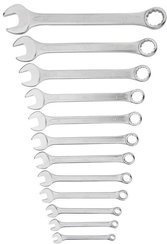 Klucze płasko-oczkowych o rozmiarach 6 - 22 mm 12 elementów Neo 09-752