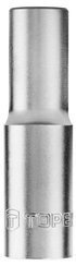 Nasadka sześciokątna długa ze stali CrV o rozmiarze 1/2" 13 mm Topex 38D 753