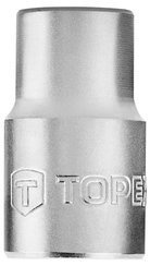 Nasadka sześciokątna krótka ze stali CrV o rozmiarze 1/2" 13 mm Topex 38D713