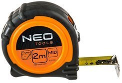 Miara zwijana stalowa z systemem podwójnej blokady 2 m x 16 mm Neo 67-112
