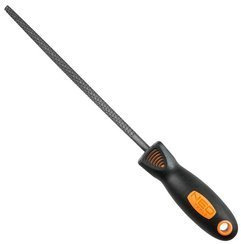 Pilnik do drewna okrągły wykonany ze stali stopowej T12 o długości 200 mm Neo 37-550