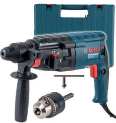 Młot udarowo-obrotowy o mocy 790 W Bosch Professional GBH 240 + uchwyt narzędziowy z kluczem