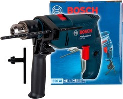 Wiertarka udarowa sieciowa o mocy 550 W Bosch Professional GSB 550 06011A1023