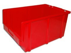 Pojemnik magazynowy warsztatowy plastikowy czerwony 41 x 20 cm ( NR. 3 ) 9 sztuk