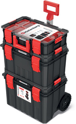 Skrzynka narzędziowa walizka na kółkach mobilna o wymiarach 53 x 35,5 x 82,5 cm Kistenberg MODULAR SOLUTION KMSS553585B