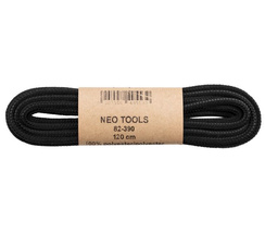 Sznurowadła do butów czarne 120 cm Neo 82-390