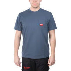 MILWAUKEE BHP KOSZULKA Z KIESZONKĄ NIEBIESKA M