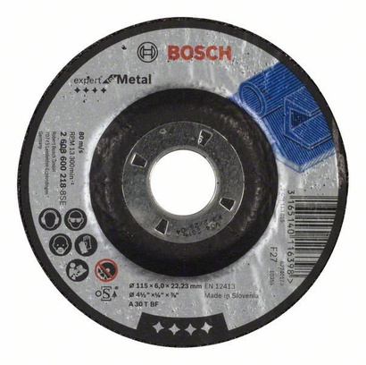 BOSCH TARCZA 115x6 EXPERT FOR METAL DO SZLIFOWANIA METALU