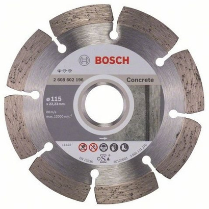 BOSCH TARCZA DIAMENTOWA 115MM PROFESSIONAL FOR CONCRETE DO CIĘCIA BETONU, CEGŁY