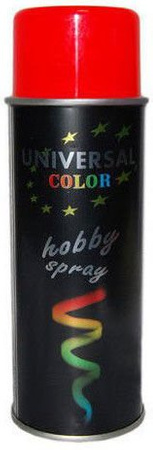 Farba fluorescencyjna czerwona w sprayu RAL 3026 o pojemności 400 ml UC
