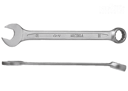 Klucz płasko-oczkowy ze stali chromowej o rozmiarze 32mm RWPn Kuźnia