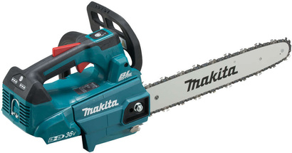 Pilarka łańcuchowa akumulatorowa z silnikiem bezszczotkowym o długości prowadnicy 35 cm 2 x 18V Makita DUC356 body