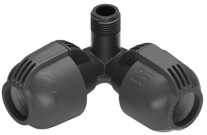 Rozdzielacz narożny z gwintem zewnętrznym o średnicy 25 mm x 1/2 Gardena 2782-20