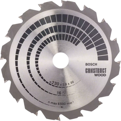 Tarcza pilarska do drewna CONSTRUCT WOOD Bosch 230x30 mm 16 zębów