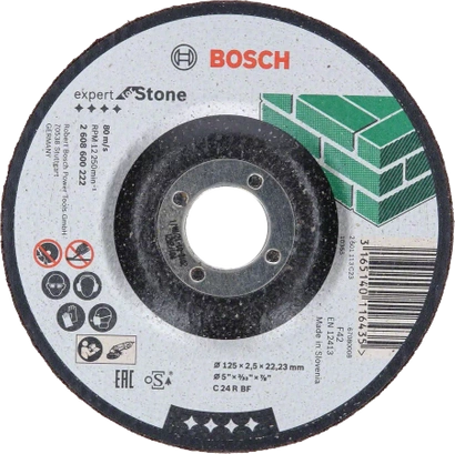 Tarcza tnąca do kamienia EXPERT FOR STONE Bosch 125x22,23 mm C 24 R BF